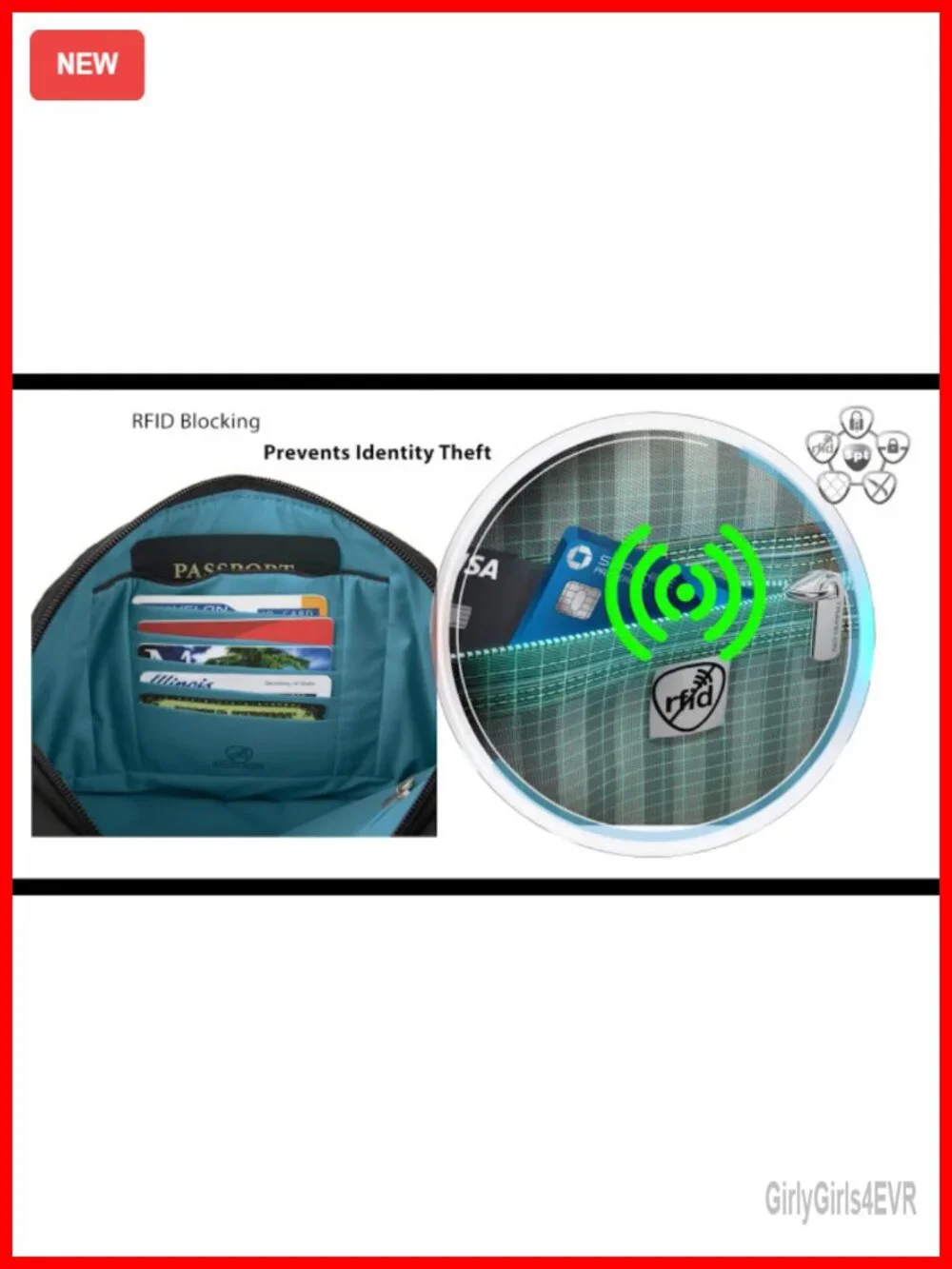 Anti-Theft Classic Essential Messenger Bag with RFID Blocking